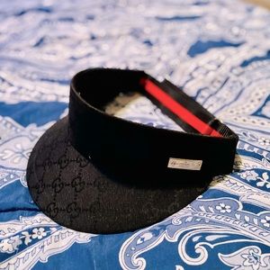 A mint Black Gucci Visor